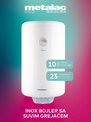Inox bojler sa suvim grejačem